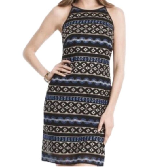 WHBM Embroidered Shift Dress Sz 2 NWT - Picture 1 of 11